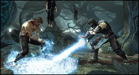 Scene from the new "Mortal Kombat"