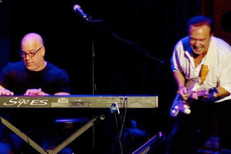 Snider and Cassidy onstage at BB's