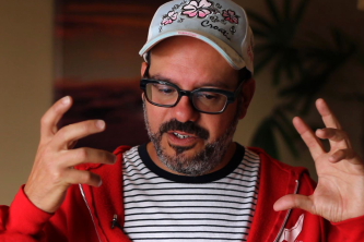 David Cross in "Somewhere Out There"